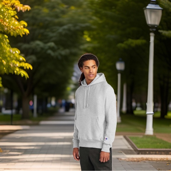 Champion Gray Hoodie - Picture 2 of 5